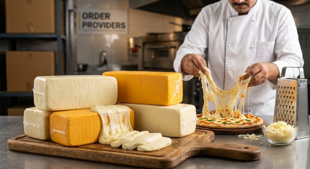 Premium Mozzarella Cheese Block — 2 kg